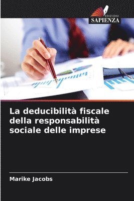 bokomslag La deducibilit fiscale della responsabilit sociale delle imprese