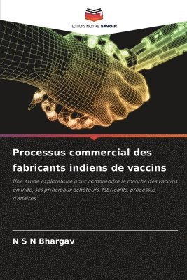 Processus commercial des fabricants indiens de vaccins 1