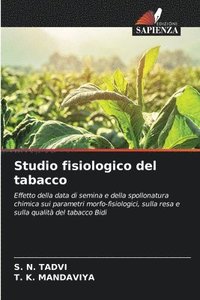 bokomslag Studio fisiologico del tabacco