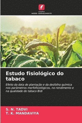 Estudo fisiolgico do tabaco 1