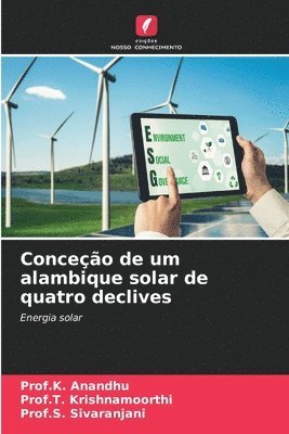 bokomslag Conceo de um alambique solar de quatro declives