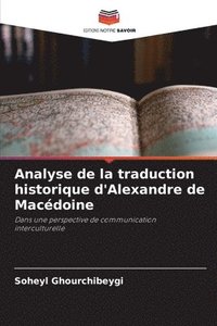 bokomslag Analyse de la traduction historique d'Alexandre de Macédoine