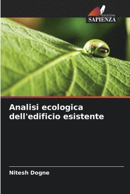 bokomslag Analisi ecologica dell'edificio esistente