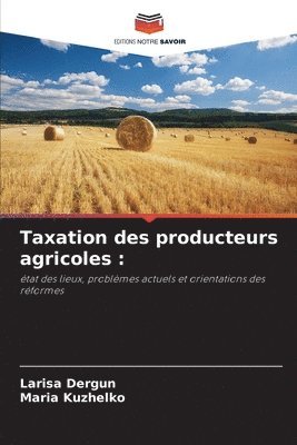 bokomslag Taxation des producteurs agricoles