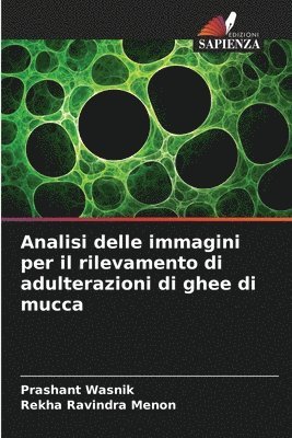 bokomslag Analisi delle immagini per il rilevamento di adulterazioni di ghee di mucca