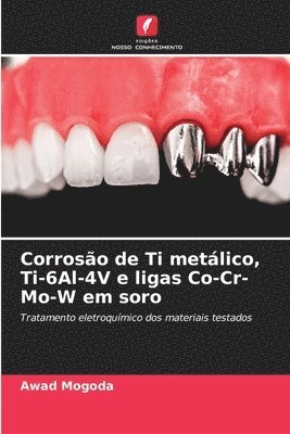 Corroso de Ti metlico, Ti-6Al-4V e ligas Co-Cr-Mo-W em soro 1