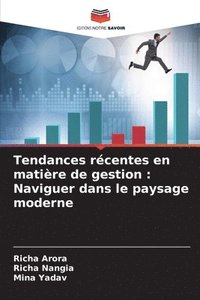 bokomslag Tendances rcentes en matire de gestion