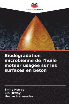 Biodgradation microbienne de l'huile moteur usage sur les surfaces en bton 1