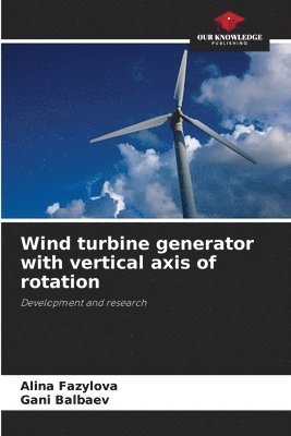 Wind turbine generator with vertical axis of rotation 1