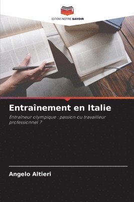 bokomslag Entranement en Italie