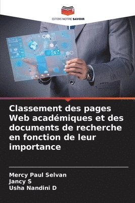 bokomslag Classement des pages Web acadmiques et des documents de recherche en fonction de leur importance