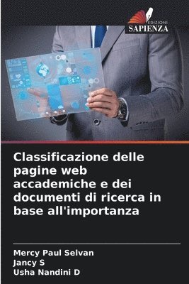 bokomslag Classificazione delle pagine web accademiche e dei documenti di ricerca in base all'importanza