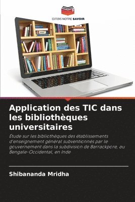 bokomslag Application des TIC dans les bibliothques universitaires