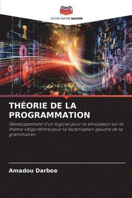 bokomslag Thorie de la Programmation