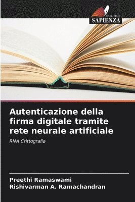 bokomslag Autenticazione della firma digitale tramite rete neurale artificiale