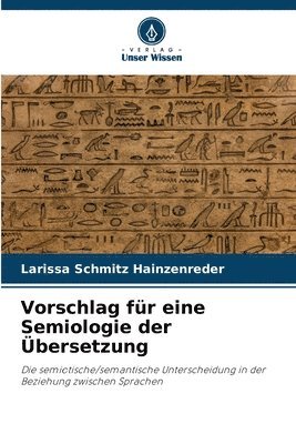 Vorschlag fr eine Semiologie der bersetzung 1