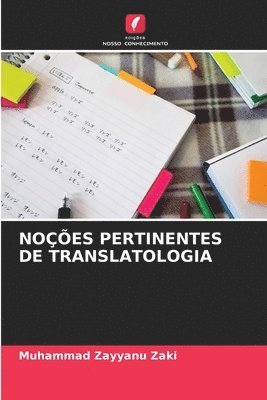 bokomslag Noes Pertinentes de Translatologia