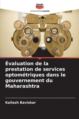 bokomslag valuation de la prestation de services optomtriques dans le gouvernement du Maharashtra