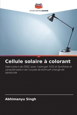 Cellule solaire  colorant 1