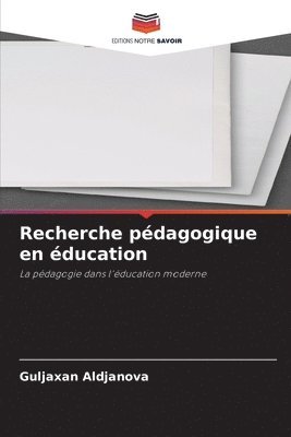 bokomslag Recherche pdagogique en ducation