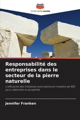 bokomslag Responsabilit des entreprises dans le secteur de la pierre naturelle