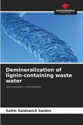 Demineralization of lignin-containing waste water 1