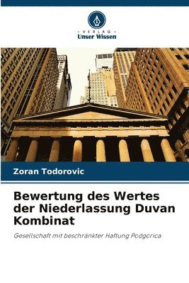 bokomslag Bewertung des Wertes der Niederlassung Duvan Kombinat