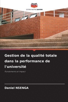 Gestion de la qualit totale dans la performance de l'universit 1