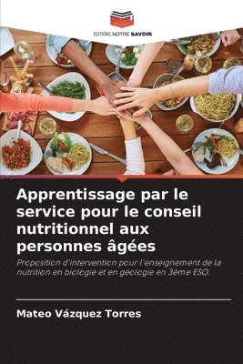 Apprentissage par le service pour le conseil nutritionnel aux personnes ges 1