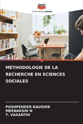 bokomslag Mthodologie de la Recherche En Sciences Sociales