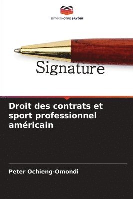 Droit des contrats et sport professionnel amricain 1