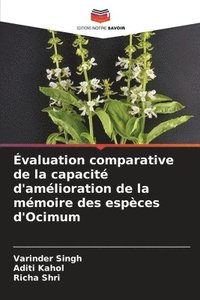 bokomslag valuation comparative de la capacit d'amlioration de la mmoire des espces d'Ocimum