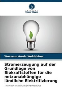 bokomslag Stromerzeugung auf der Grundlage von Biokraftstoffen fr die netzunabhngige lndliche Elektrifizierung