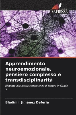 bokomslag Apprendimento neuroemozionale, pensiero complesso e transdisciplinarit