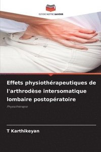 bokomslag Effets physiothrapeutiques de l'arthrodse intersomatique lombaire postopratoire