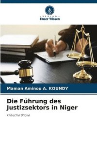 bokomslag Die Fhrung des Justizsektors in Niger