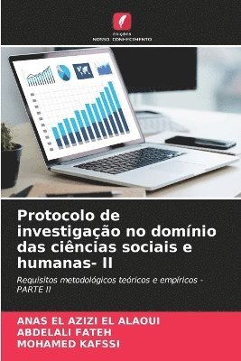 bokomslag Protocolo de investigao no domnio das cincias sociais e humanas- II