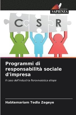 Habtemariam Tedla Zegeye - Programmi di responsabilità sociale d'impresa, Häftad