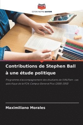 bokomslag Contributions de Stephen Ball à une étude politique