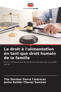 bokomslag droit à l'alimentation en tant que droit humain de la famille