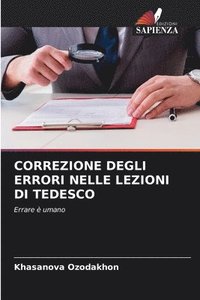 bokomslag Correzione Degli Errori Nelle Lezioni Di Tedesco