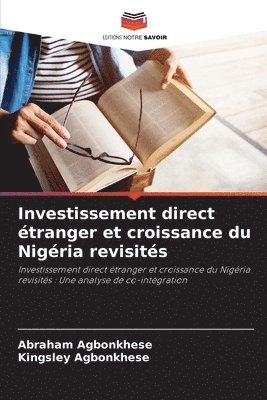 bokomslag Investissement direct tranger et croissance du Nigria revisits