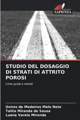 bokomslag Studio del Dosaggio Di Strati Di Attrito Porosi