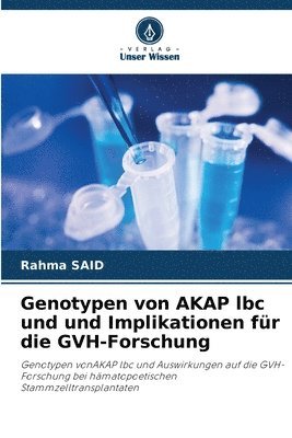 bokomslag Genotypen von AKAP lbc und und Implikationen fr die GVH-Forschung