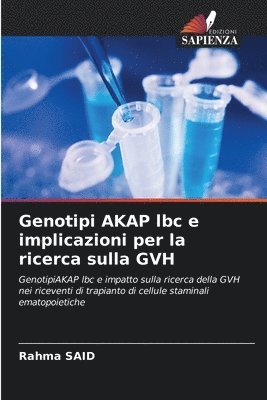 bokomslag Genotipi AKAP lbc e implicazioni per la ricerca sulla GVH