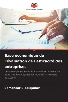 Base conomique de l'valuation de l'efficacit des entreprises 1