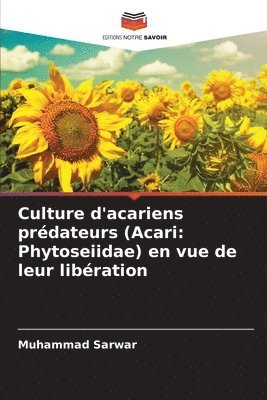 bokomslag Culture d'acariens prdateurs (Acari