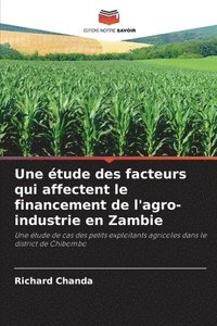 bokomslag Une étude des facteurs qui affectent le financement de l'agro-industrie en Zambie