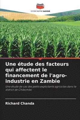 bokomslag étude des facteurs qui affectent le financement de l'agro-industrie en Zambie