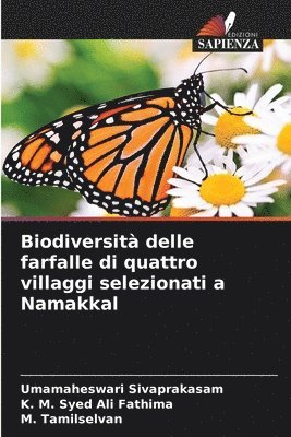 bokomslag Biodiversità delle farfalle di quattro villaggi selezionati a Namakkal